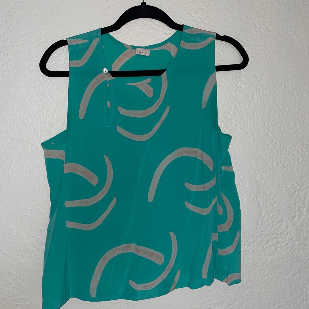 Seek Collective Asym Tank Natural Dye Sz S